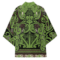 Aotearoa Iwi Ngati Raukawa Kimono Maori Wharenui House Tribal Pattern LT9 - Polynesian Pride