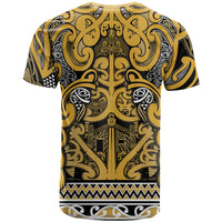 Aotearoa Iwi Ngāti Tama ki Te Waipounamu Trust T Shirt Maori Wharenui House Tribal Pattern LT9 - Polynesian Pride