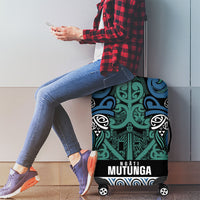 Aotearoa Iwi Ngati Mutunga Luggage Cover Maori Wharenui House Tribal Pattern LT9 - Polynesian Pride