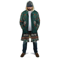 Aotearoa Iwi Ngāti Maru Taranaki Cloak Maori Wharenui House Tribal Pattern LT9 - Polynesian Pride