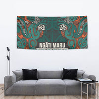 Aotearoa Iwi Ngāti Maru Taranaki Tapestry Maori Wharenui House Tribal Pattern LT9 - Polynesian Pride