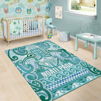Aotearoa Iwi Ngati Paoa Area Rug Maori Wharenui House Tribal Pattern LT9 - Polynesian Pride