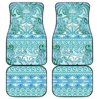 Aotearoa Iwi Ngati Paoa Car Mats Maori Wharenui House Tribal Pattern LT9 - Polynesian Pride