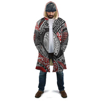 Aotearoa Maori Rugby Tribal Tattoo Cloak Kowhaiwhai Taniko Patchwork Motifs - Polynesian Pride