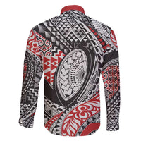 Aotearoa Maori Rugby Tribal Tattoo Family Matching Puletasi and Hawaiian Shirt Kowhaiwhai Taniko Patchwork Motifs LT9 - Polynesian Pride