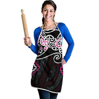 Pink Aotearoa Tukutuku Manawa Tapu Apron Ta Moko Toi Maori LT9 - Polynesian Pride