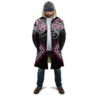 Pink Aotearoa Tukutuku Manawa Tapu Cloak Ta Moko Toi Maori - Polynesian Pride