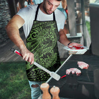 Green Couple Dolphins Maori Polynesian Style Apron - Polynesian Pride
