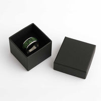 Green Couple Dolphins Maori Polynesian Style Classic Ring - Polynesian Pride