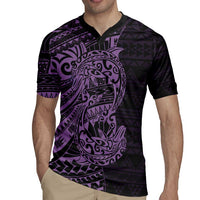 Purple Couple Dolphins Maori Polynesian Style Rugby Jersey LT9 - Polynesian Pride
