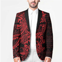 Red Couple Dolphins Maori Polynesian Style Blazer LT9 - Polynesian Pride