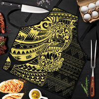 Yellow Couple Dolphins Maori Polynesian Style Apron LT9 Yellow - Polynesian Pride