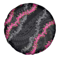 Guam Bougainvillea Lei Spare Tire Cover Chamorro Tribal Pattern LT9 - Polynesian Pride