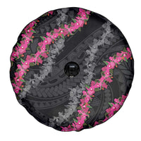 Guam Bougainvillea Lei Spare Tire Cover Chamorro Tribal Pattern LT9 - Polynesian Pride
