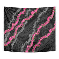 Guam Bougainvillea Lei Tapestry Chamorro Tribal Pattern LT9 - Polynesian Pride