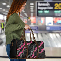 Guam Bougainvillea Lei Travel Bag Chamorro Tribal Pattern - Polynesian Pride