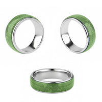 Hawaii Molokai Island Kukui Nut Flowers Classic Ring Tribal Kakau Pattern - Polynesian Pride