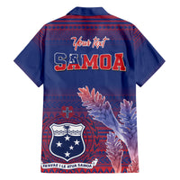 Custom Samoa 1962 Independence Day Custom Family Matching Tank Maxi Dress and Hawaiian Shirt Manuia le Aso Tuto'atasi Ula Nifo Blue Art LT9 - Polynesian Pride