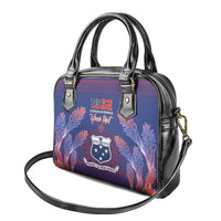 Custom Samoa 1962 Independence Day Custom Shoulder Handbag Manuia le Aso Tuto'atasi Ula Nifo Blue Art LT9 - Polynesian Pride