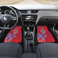 Custom Samoa 1962 Independence Day Custom Car Mats Manuia le Aso Tuto'atasi Ula Nifo Red Art
