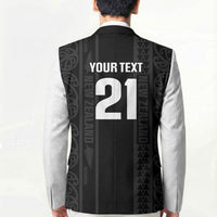 Custom New Zealand Football White Fern Supporter Blazer LT9 - Polynesian Pride