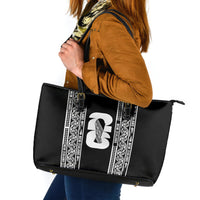 New Zealand Football White Fern Supporter Leather Tote Bag