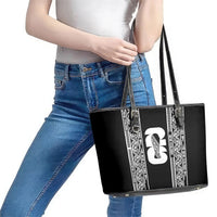 New Zealand Football White Fern Supporter Leather Tote Bag