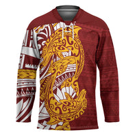 Couple Dolphins Maori Motif Hockey Jersey - Polynesian Pride