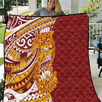 Couple Dolphins Maori Motif Quilt - Polynesian Pride