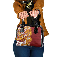 Couple Dolphins Maori Motif Shoulder Handbag - Polynesian Pride