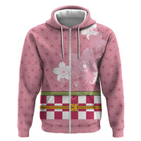 Japanese Asanoha Pattern Hoodie Charm Against Evil Spirits - Polynesian Pride