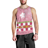 Japanese Asanoha Pattern Men Tank Top Charm Against Evil Spirits - Polynesian Pride