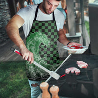 Japanese Asanoha Pattern Apron Water Breathing Slayer Dragon LT9 - Polynesian Pride