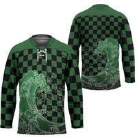 Japanese Asanoha Pattern Hockey Jersey Water Breathing Slayer Dragon - Polynesian Pride