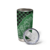 Japanese Asanoha Pattern Tumbler Cup Water Breathing Slayer Dragon - Polynesian Pride