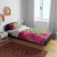 Japanese Bishamon-Kikkou Pattern Bedding Set Water Pillar Silent River Flow - Polynesian Pride