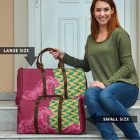 Japanese Bishamon-Kikkou Pattern Travel Bag Water Pillar Silent River Flow - Polynesian Pride