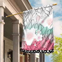 Japanese Kocho Pattern Garden Flag Insect Pillar Butterfly Flower Fairy - Polynesian Pride