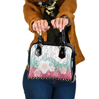 Japanese Kocho Pattern Shoulder Handbag Insect Pillar Butterfly Flower Fairy - Polynesian Pride