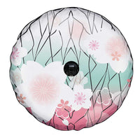 Japanese Kocho Pattern Spare Tire Cover Insect Pillar Butterfly Flower Fairy - Polynesian Pride