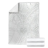 Samoa Lotu Tamaiti Blanket Polynesian White Sunday Simple LT9 - Polynesian Pride