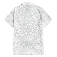 Samoa Lotu Tamaiti Hawaiian Shirt Polynesian White Sunday Simple LT9 - Polynesian Pride