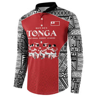 Custom Tonga Rugby Mate Ma'a Button Sweatshirt Tonga XIII Make History Pacific Champions