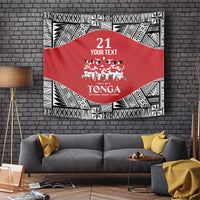 Custom Tonga Rugby Mate Ma'a Tapestry Tonga XIII Make History Pacific Champions
