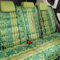 Hawaii Lei with Tribal Quilt Motif Back Car Seat Cover
