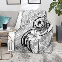 Hawaii Plumeria Lokelani Pikake Lei Blanket Ele'ele Polynesian Tattoo