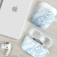 Hawaii Plumeria Lokelani Pikake Lei AirPods Case Uliuli Polynesian Tattoo LT9 - Polynesian Pride
