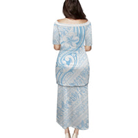 Hawaii Plumeria Lokelani Pikake Lei Family Matching Puletasi and Hawaiian Shirt Uliuli Polynesian Tattoo LT9 - Polynesian Pride