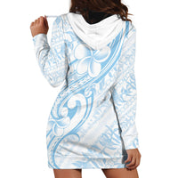 Hawaii Plumeria Lokelani Pikake Lei Hoodie Dress Uliuli Polynesian Tattoo