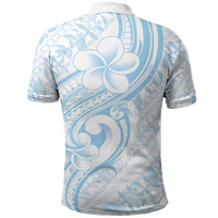 Hawaii Plumeria Lokelani Pikake Lei Polo Shirt Uliuli Polynesian Tattoo LT9 - Polynesian Pride